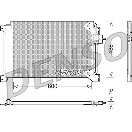 Denso DCN12004 - Condenser, air conditioning
