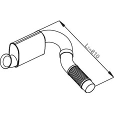 Dinex 54178 - Silencieux avant