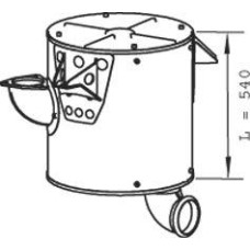 Dinex 21388 - Silenciador del medio