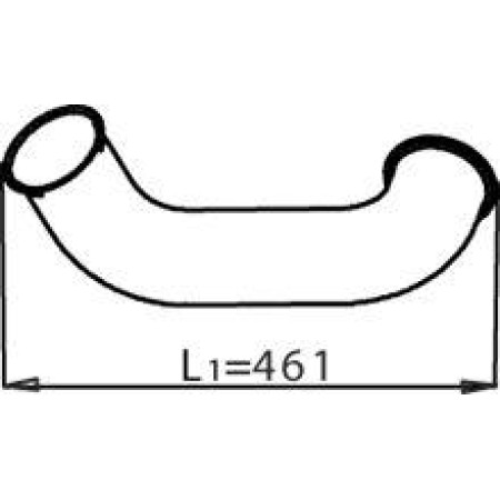 Dinex 22175 - Exhaust Pipe
