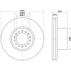 SBP 02-ME018 - Bremsscheibe