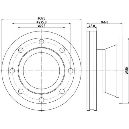 SBP 02-RV018 - Brake Disc