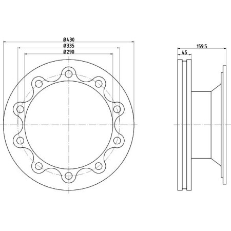 Febi Bilstein 29148 - Brake Disc