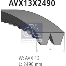 DT Spare Parts 2.15389 - Juego de correas trapezoidales