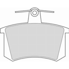 ABE C2A001ABE - Brake Pad Set, disc brake pentru VW PASSAT B2 (1979–1989)