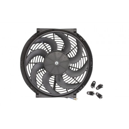&quot;Ventilator, radiator Wentylator plaski tloczacy TurboWorks 14&quot;&quot; 12V zalecany zestaw montazowy MG-WE-006&quot; TURBOWORKS MG-WE-009