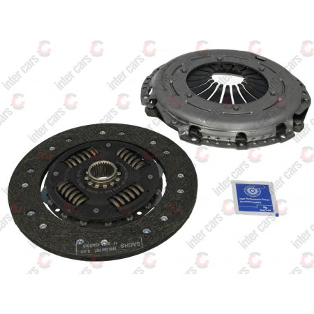 Conjunto de embreagem Embreagem sem rolamento AUDI A4 Allroad 240mm Q5 2.0 TDI-04.09 SACHS 3000 970 026