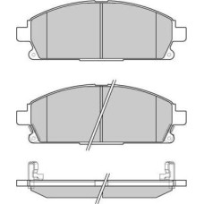 ABE C11066ABE - Kit pastiglie freno, Freno a disco pentru NISSAN ELGRAND (1995–2010)