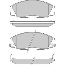 ABE C10509ABE - Kit de plaquettes de frein, frein à disque pentru HYUNDAI SANTA FÉ II (2005–2015)