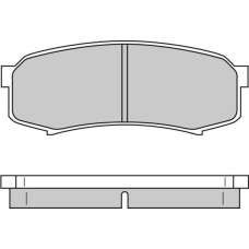 ABE C22010ABE - Brake Pad Set, disc brake pentru TOYOTA (FAW) PRADO (2003–2010)