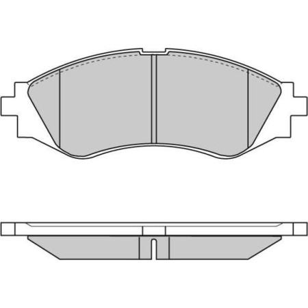 ABE C10014ABE - Brake Pad Set, disc brake pentru CHEVROLET REZZO MPV (2005–prezent)
