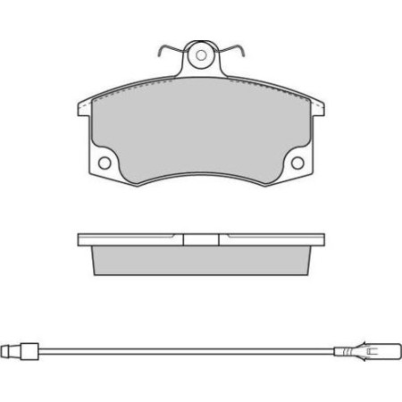 ABE C1L002ABE - Brake Pad Set, disc brake pentru LADA PRIORA Hatchback (2008–2015)