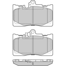 ABE C12116ABE - Brake Pad Set, disc brake pentru LEXUS IS III (2013–prezent)