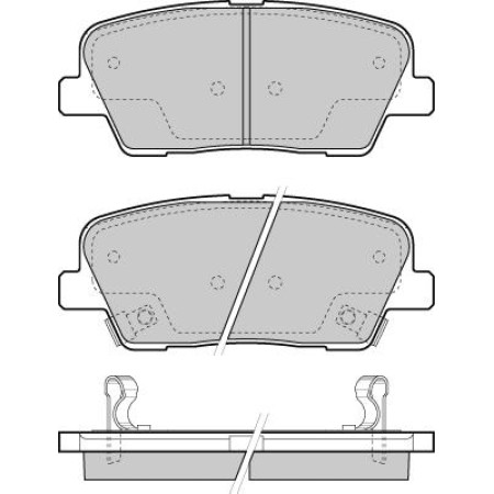 ABE C20316ABE - Brake Pad Set, disc brake pentru SSANGYONG REXTON (2017–prezent)