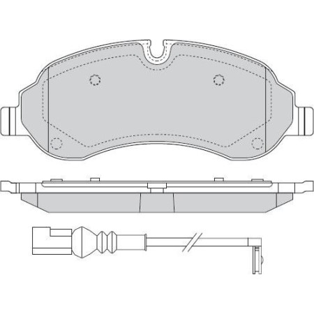 FORD 2600764 - Brake Pad Set, disc brake