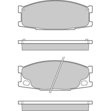 TRW GDB1022 - Brake Pad Set, disc brake