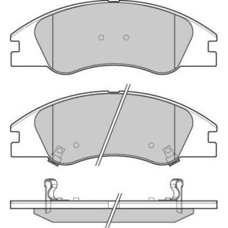 ABE C10322ABE - Brake Pad Set, disc brake pentru KIA CERATO II Saloon (2009–prezent)