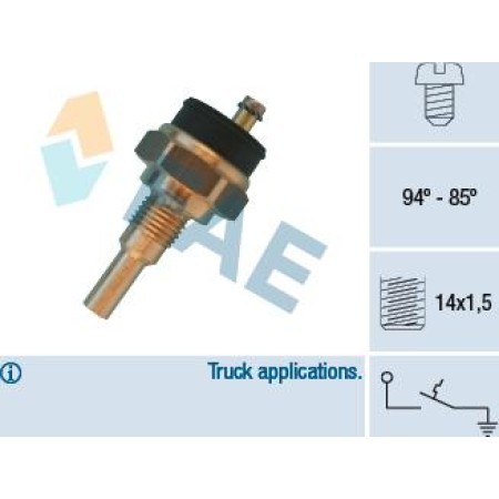 FAE 36640 - Temperature Switch, radiator / air conditioner fan