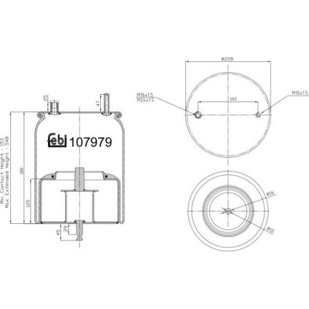 Febi Bilstein 107979 - Bellow, air suspension
