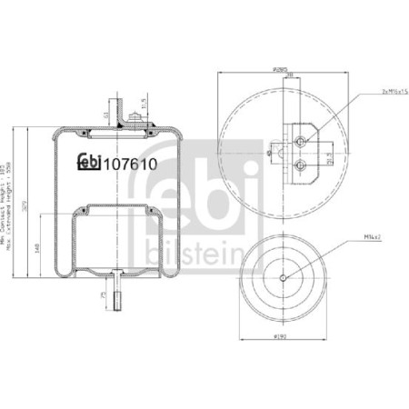 Febi Bilstein 107610 - Bellow, air suspension