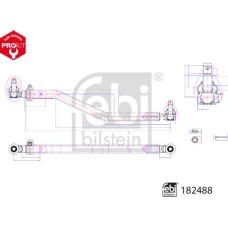 Febi Bilstein 182488 - Lenkstange