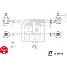 Febi Bilstein 182644 - Barra de acoplamiento