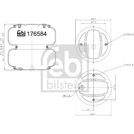 Febi Bilstein 176581 - Bellow, air suspension