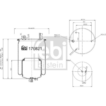 Febi Bilstein 170821 - Bellow, air suspension