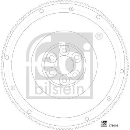 Febi Bilstein 178016 - Flywheel