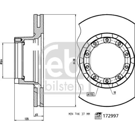SBP 02-SA010 - Brake Disc