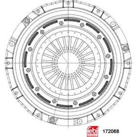 Febi Bilstein 172068 - Clutch Pressure Plate