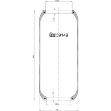 Febi Bilstein 39149 - Bellow, air suspension