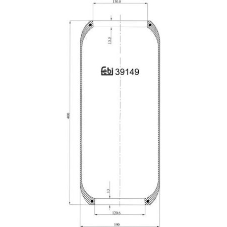 Febi Bilstein 39149 - Bellow, air suspension