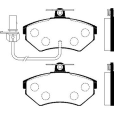 ABE C1A028ABE - Juego de pastillas de freno pentru LAND ROVER RANGE ROVER SPORT III (2022–prezent)