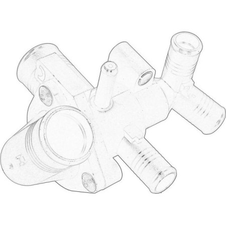 FORD 1432394 - Coolant thermostat / housing