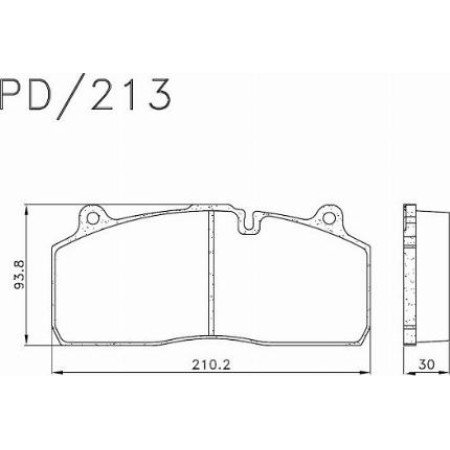 SBP 07-P29244 - Brake Pad Set, disc brake