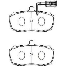ABE C1I010ABE - Brake Pad Set, disc brake pentru LDV 400 Platform/Chassis (1986–1996)