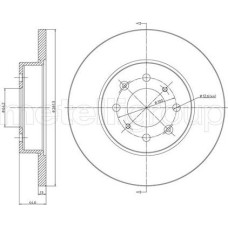 ABE C34026ABE - Brake Disc pentru HONDA CIVIC IV Hatchback (1987–1993)