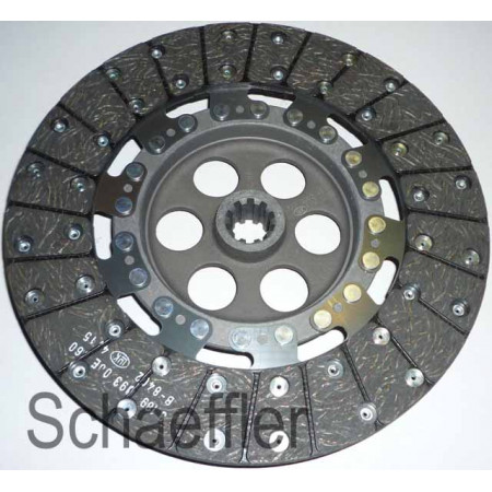 Organische Kupplungsscheibe 270 mm Vollprofil MASSEY FERGUSON 100 20 200 2000 30 50 60 700 VOLVO 300 400 23C-AD4.203 LUK 327 0002 46
