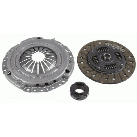 Kupplungssatz Kupplungssatz mit Lager 215mm VW CORRADO GOLF III PASSAT B2 PASSAT B3/B4 TRANSPORTER IV 1.6-2.0 02.86-04.03 SACHS 3000 208 002