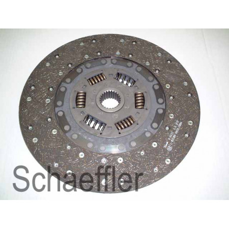 Organic clutch disc 350mm full profile DEUTZ FAHR AGROPLUS HUERLIMANN XT LAMBORGHINI PREMIUM SAME ROW CROP SILVER 1000.6A-BF6M1012E LUK 335 0337 10