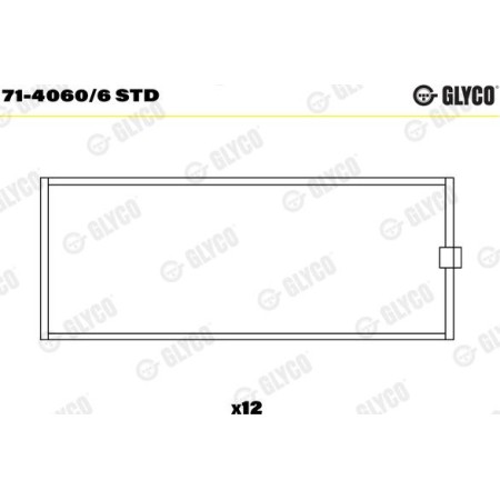 Glyco 71-4060/6 STD - Big End Bearings
