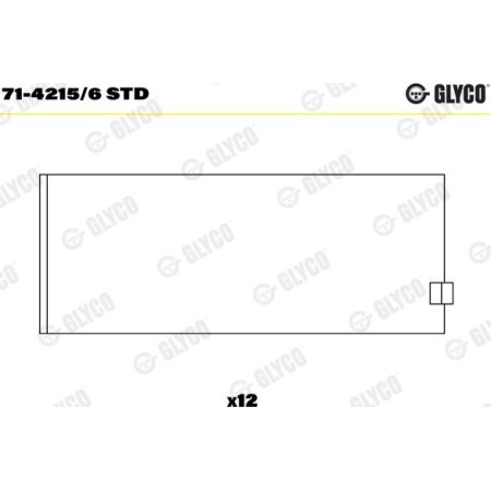 Glyco 71-4215/6 STD - Big End Bearings