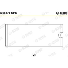 Glyco N195/7 STD - Nockenwellenlager