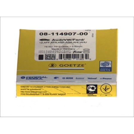Goetze 08-114907-00 - Piston Ring Kit
