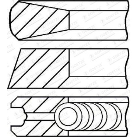 Goetze 08-181100-00 - Coolant thermostat / housing