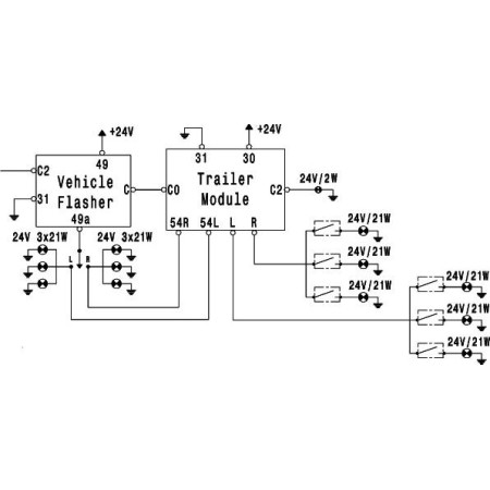 HELLA 4JA005355-021 - Time-delay Relay, towing device