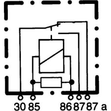 HELLA 4RD 007 903-001 - Relais, Arbeitsstrom