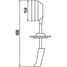 HELLA 1H5 998 502-051 - Faro orientable