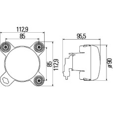 HELLA 1K0 247 043-011 - Hauptscheinwerfer